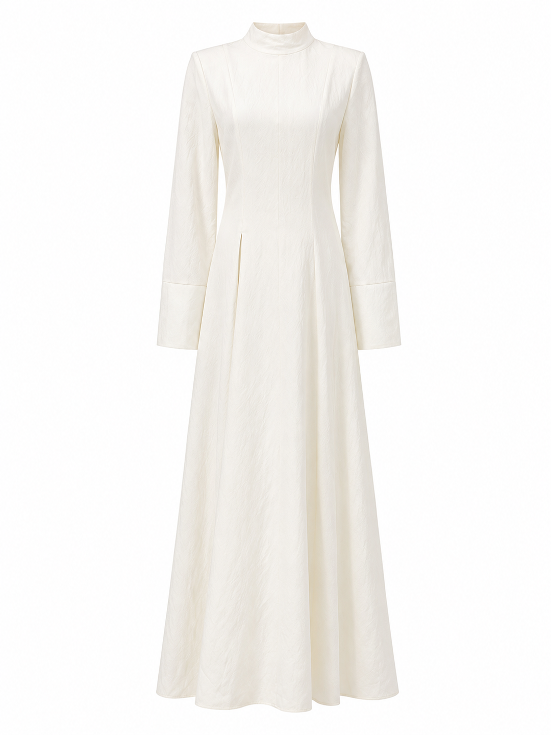 High Neck Maxi Dress - Ivory