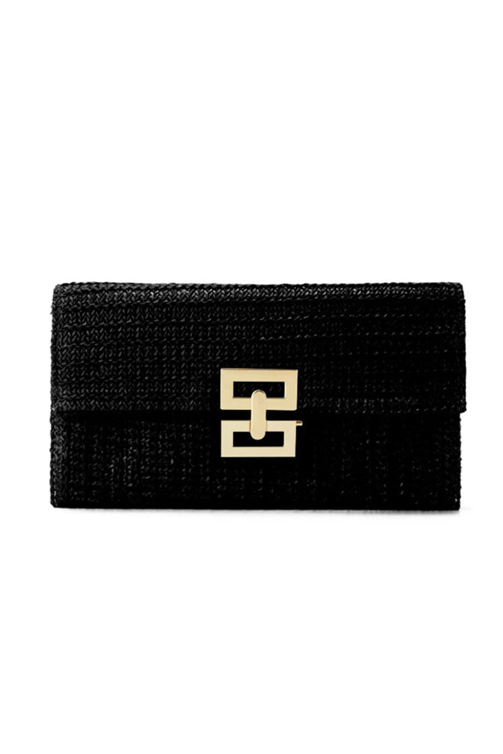 Straw Weave Clutch Bag