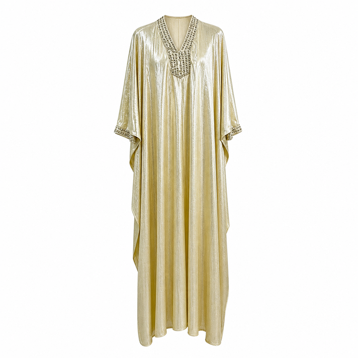 Black Embellished Kaftan Maxi Dress – NOURÉA