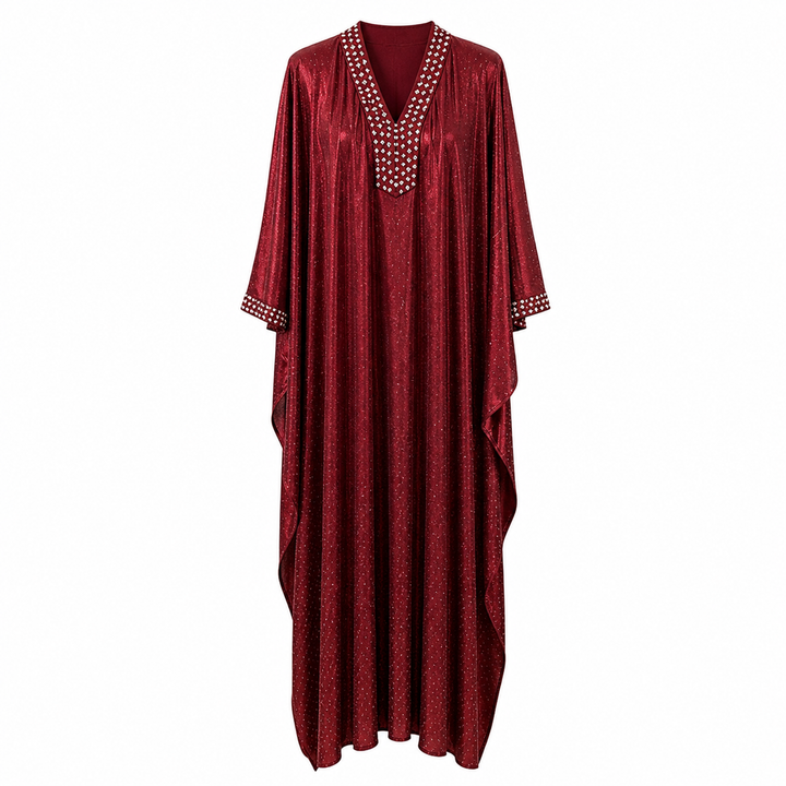 Black Embellished Kaftan Maxi Dress – NOURÉA