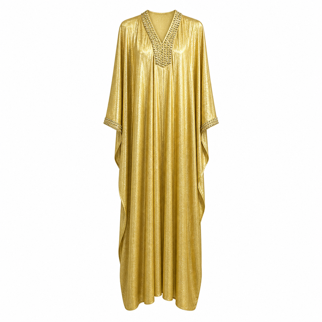 Black Embellished Kaftan Maxi Dress – NOURÉA
