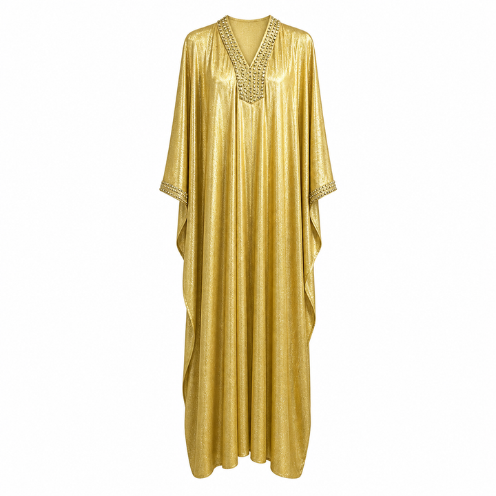 Black Embellished Kaftan Maxi Dress – NOURÉA