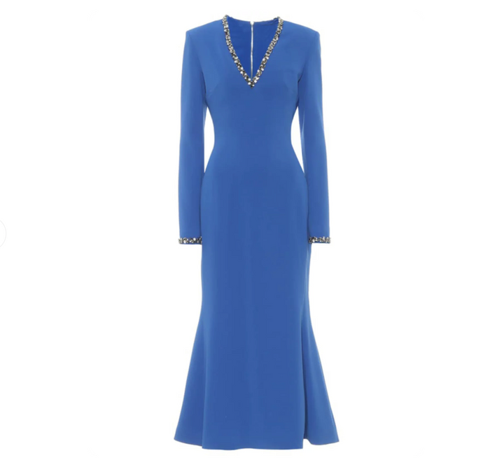 Sapphire Embellished Maxi Dress – Celeste