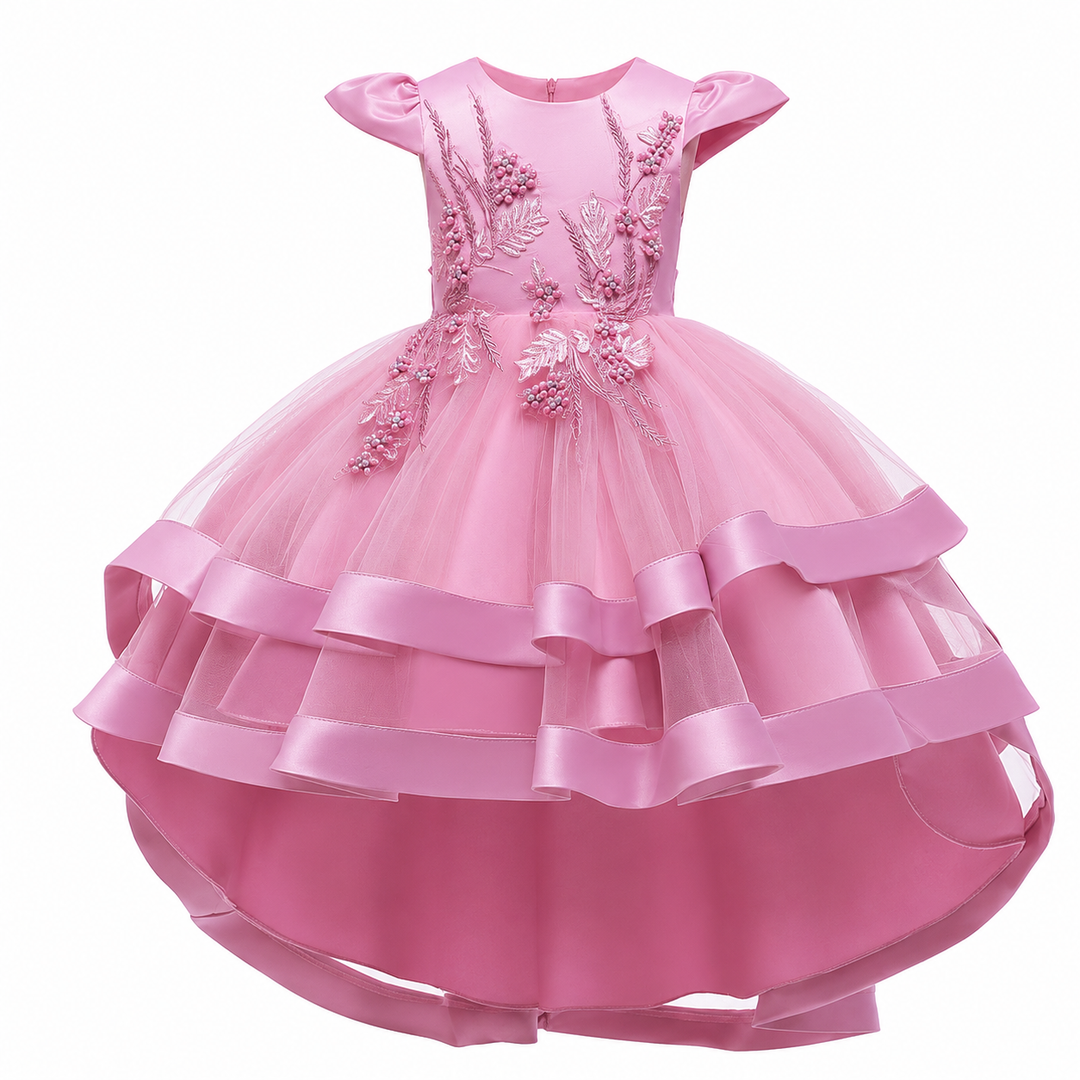 Elegant High-Low Princess Dress for Girls - Collection