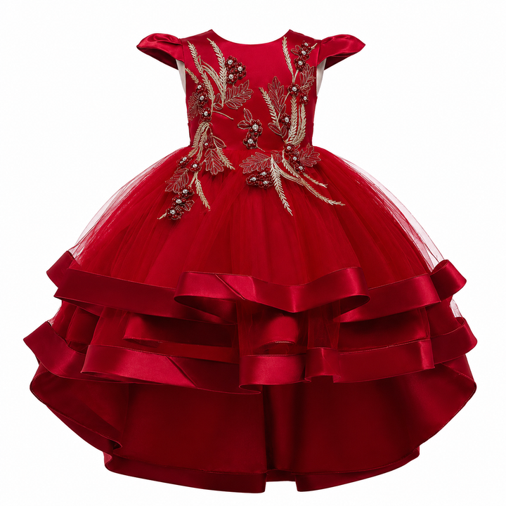 Elegant High-Low Princess Dress for Girls - Collection