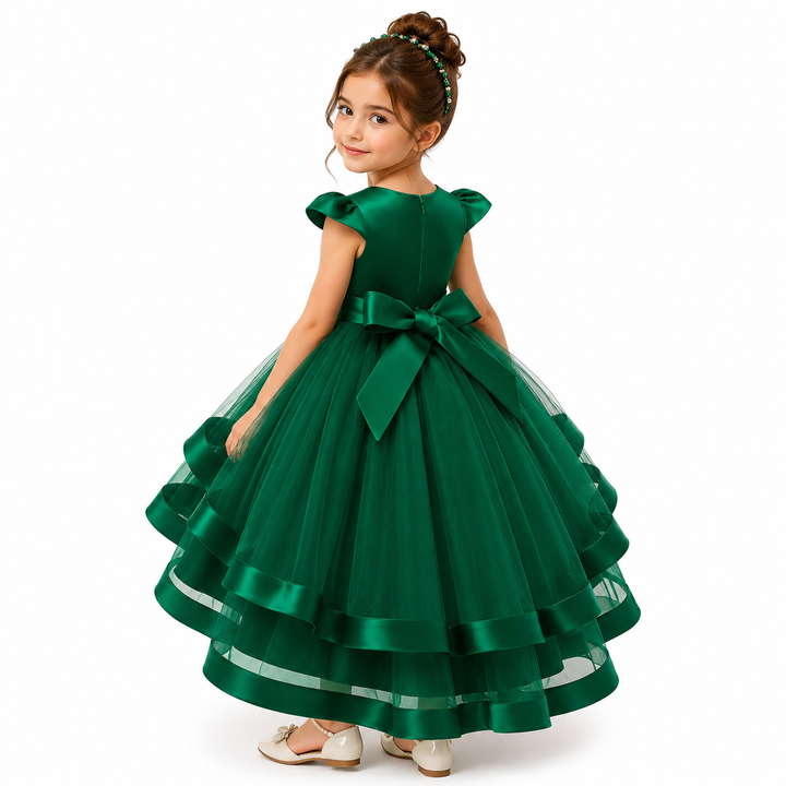 Elegant High-Low Princess Dress for Girls - Collection