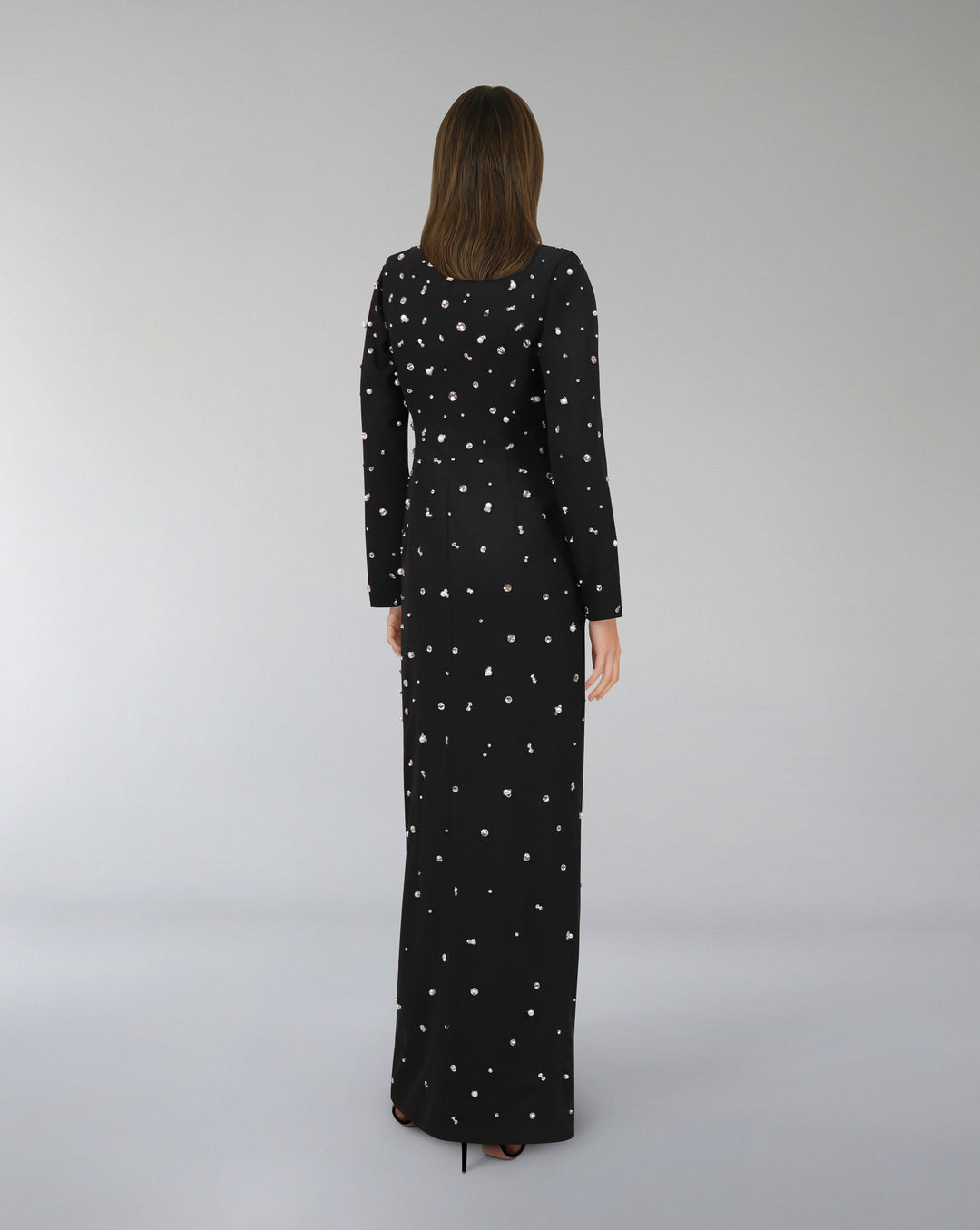 Fully beaded blazer dress-Rawaa