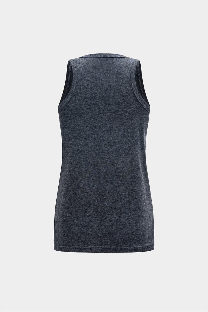 Letter Print Sleeveless Tank Top