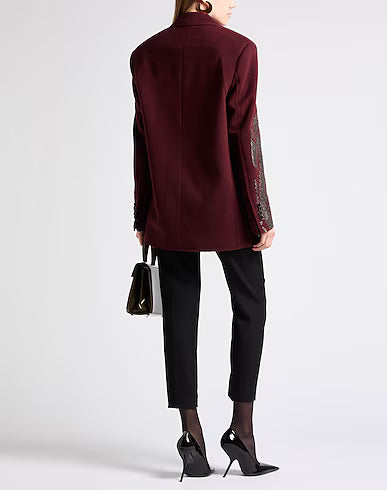 tailored blazer with baroque jacquard detailing – RAVENNA