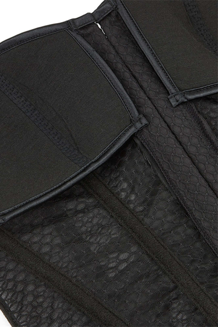 Mesh Tie Back Corset Tube Top