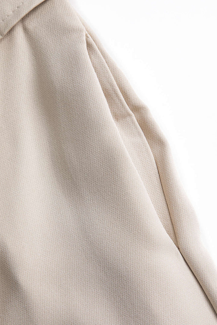 Solid Ruffle Zipper One Shoulder Sleeveless Jumpsuit