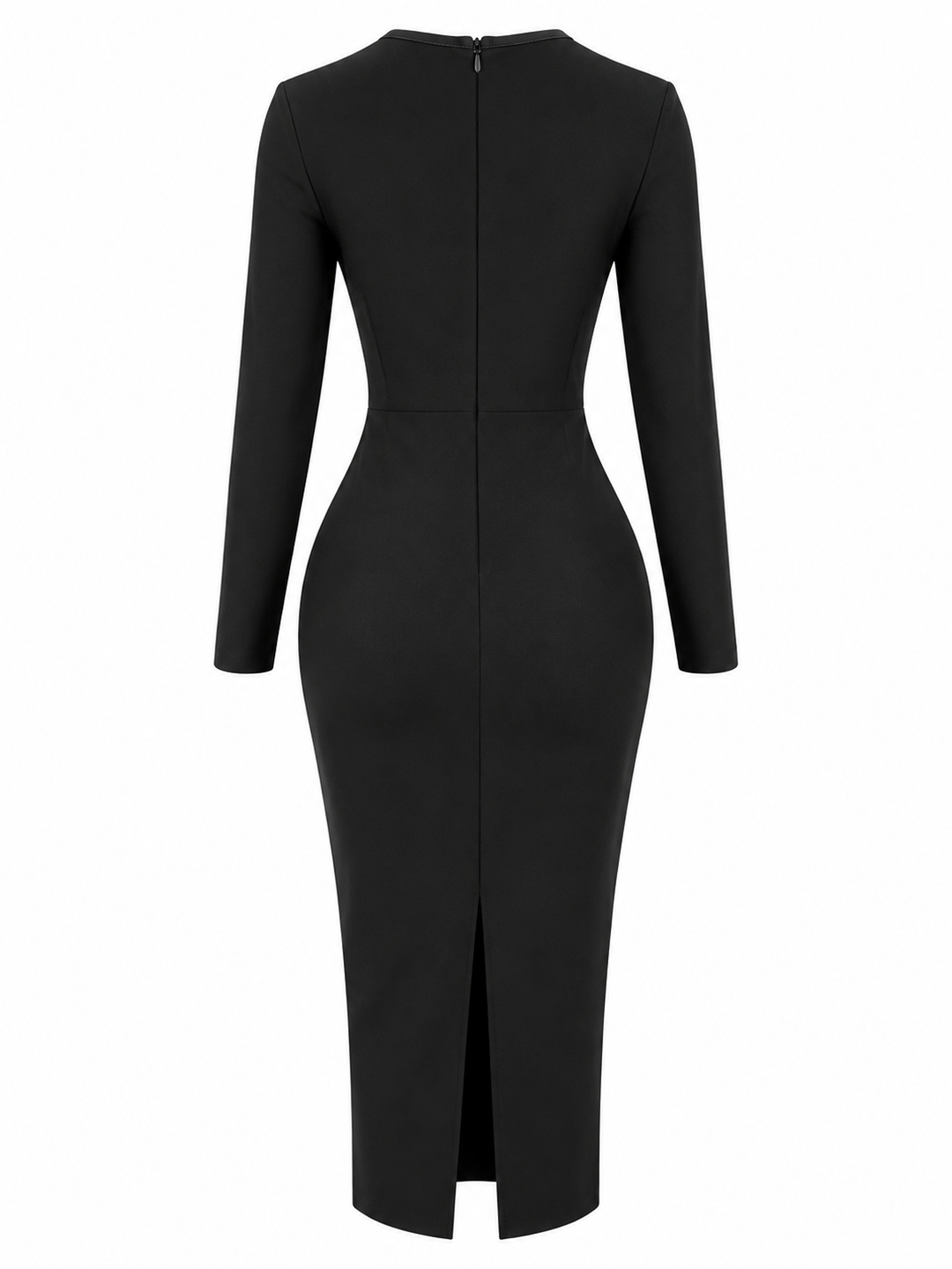 Crystal Corset Ruched Midi Dress - Desire