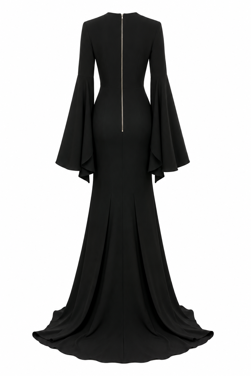 Noir Plunge Mermaid Dress – Eclipse