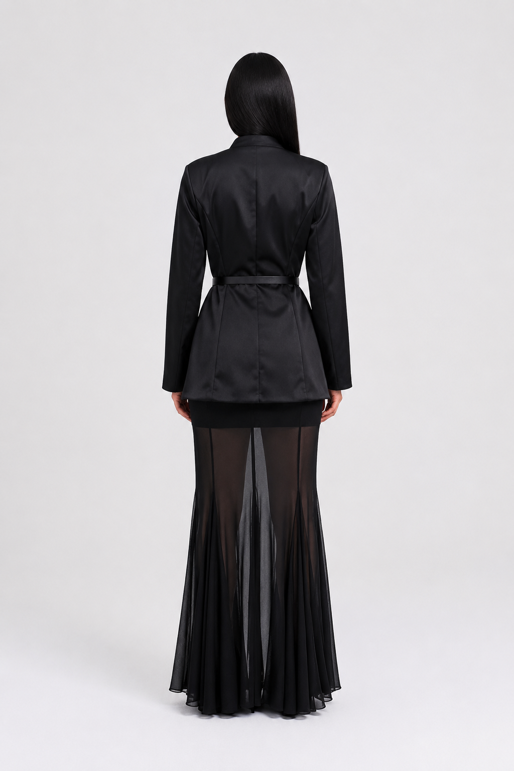 Elegant Black Two-Piece Set - Prestige
