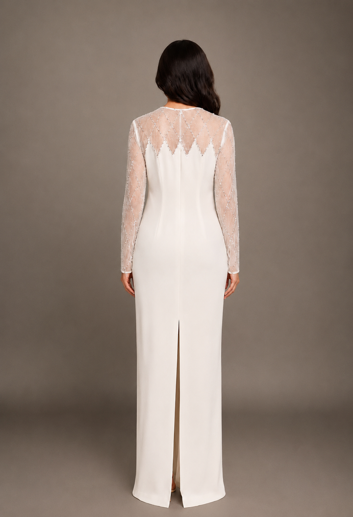 Crystal Embellished Maxi Dress - Serenity