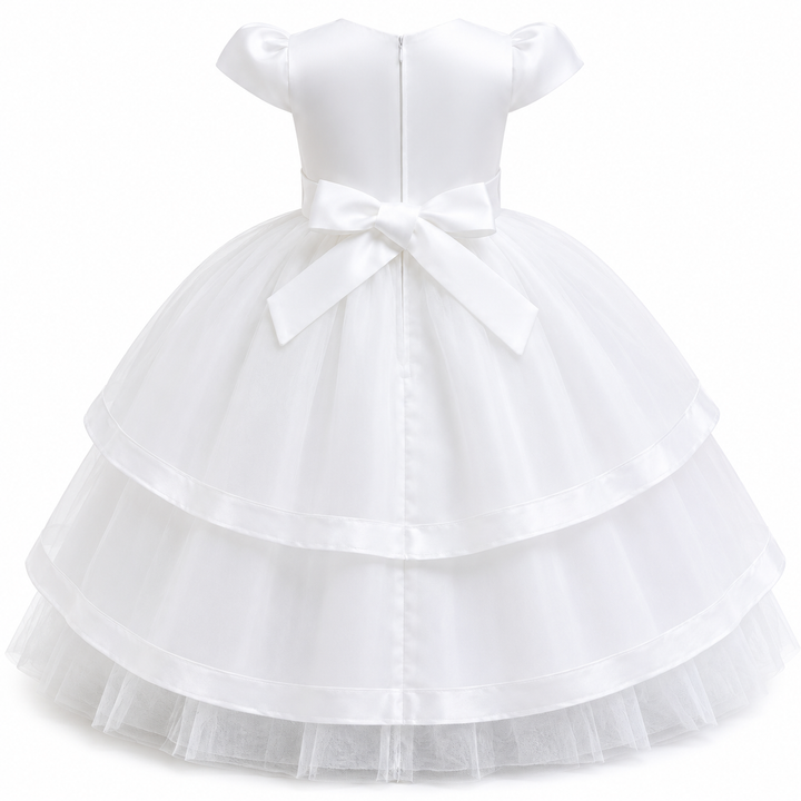 Princess Layered Ball Gown for Girls - Royal