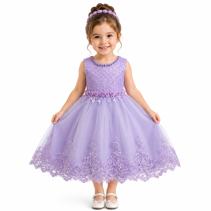 Princess Lace Tulle Dress for Girls - Fairy