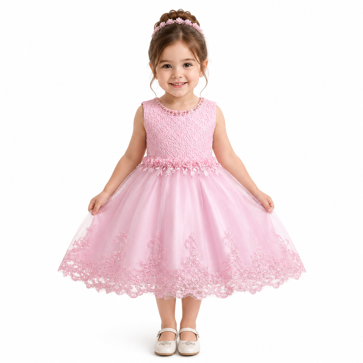 Princess Lace Tulle Dress for Girls - Fairy