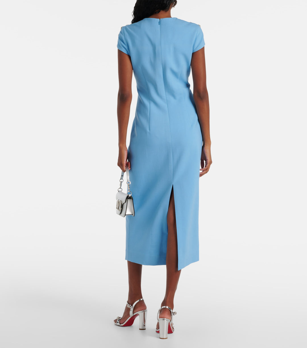 embellished cape gown – REFEIN