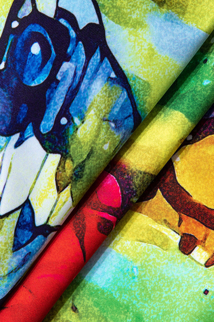 Butterfly Print Tie Up Backless Tummy Control One-Piece Swimsuit