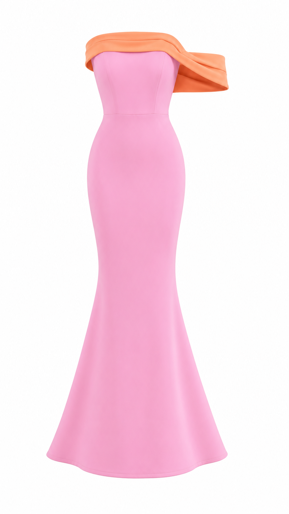 Blush One-Shoulder Mermaid Dress - Grace
