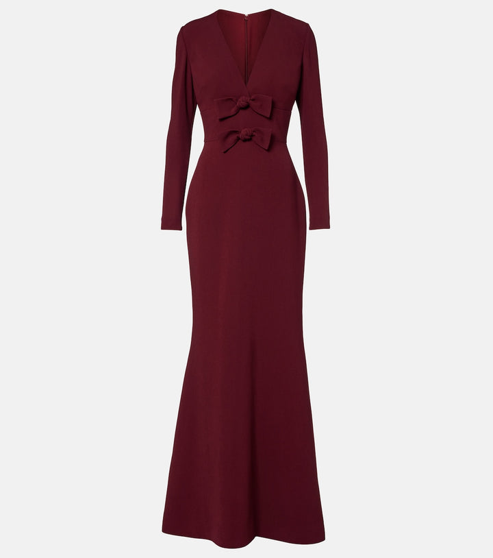 mermaid gown with double front bows – MARLENE