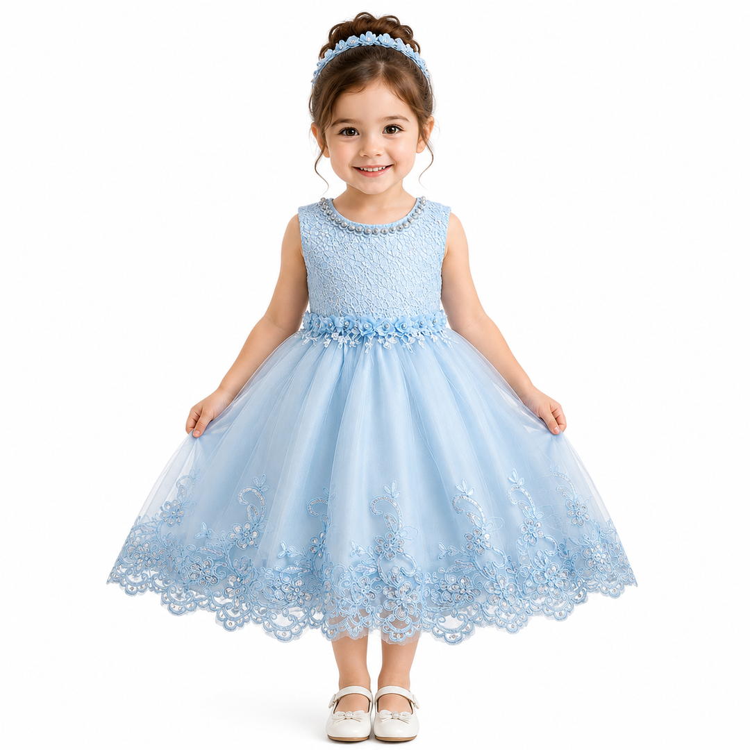 Princess Lace Tulle Dress for Girls - Fairy