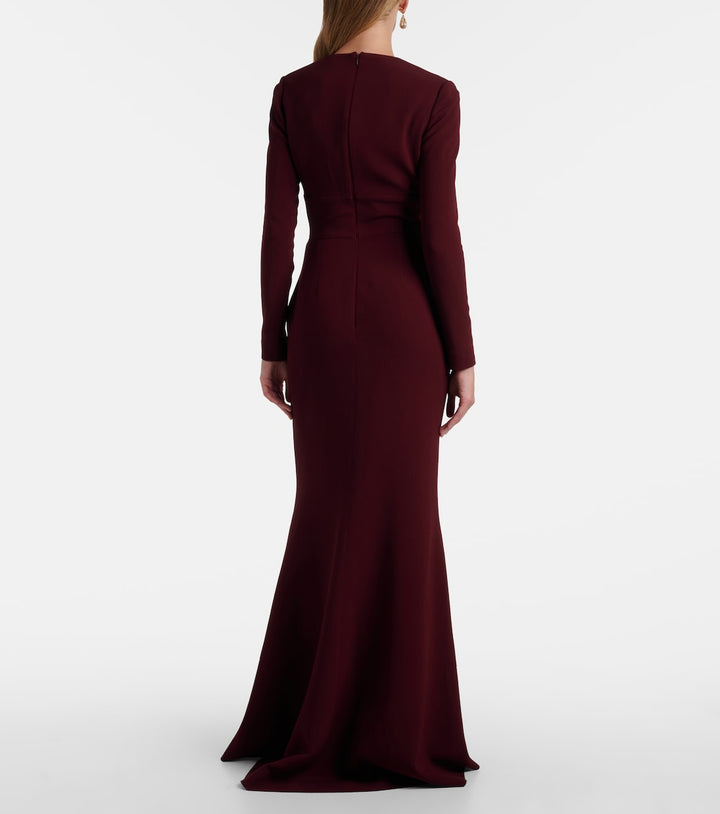 mermaid gown with double front bows – MARLENE