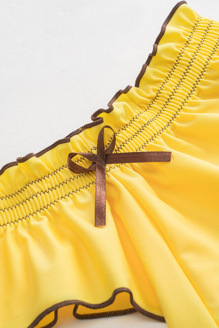 Ruffle Ruched Bikini Set