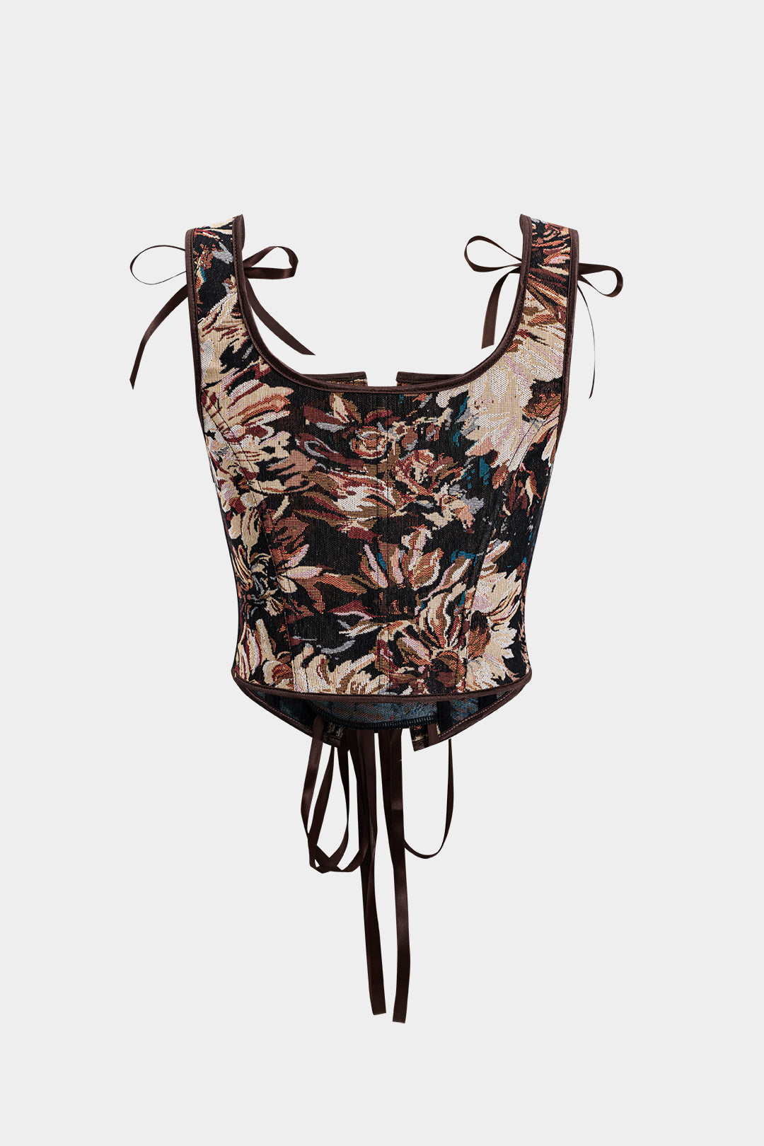 Jacquard Embroidery Slip Cami Top