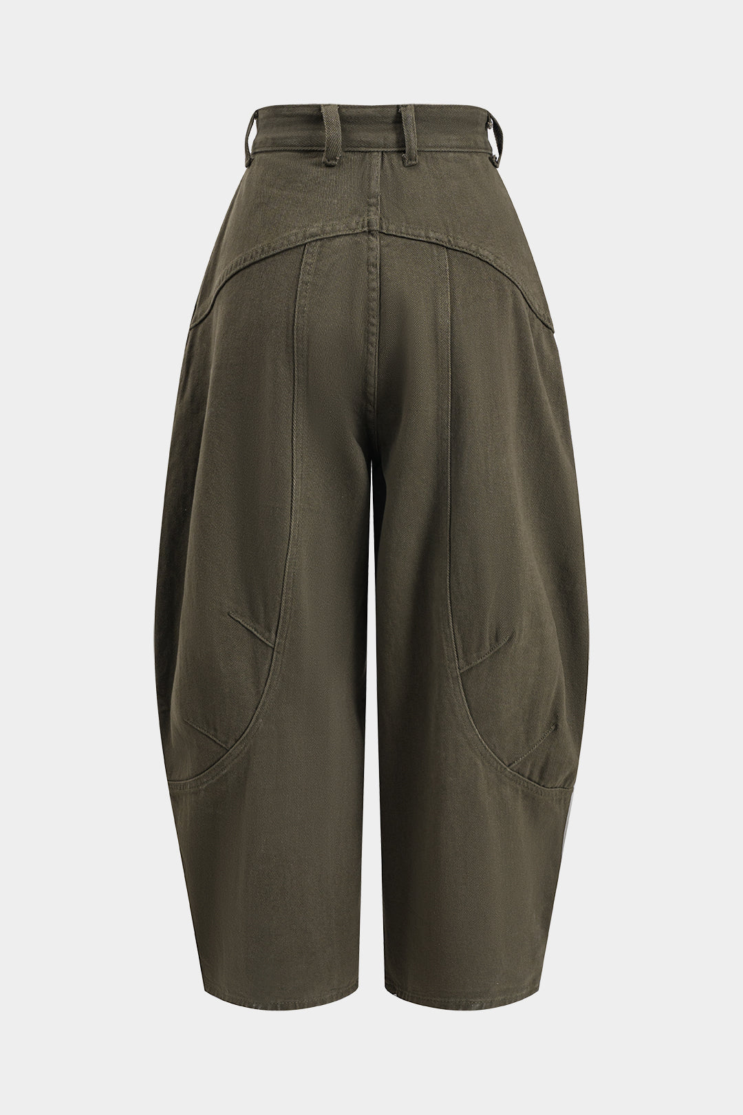 Denim Wide Leg Barrel Jeans