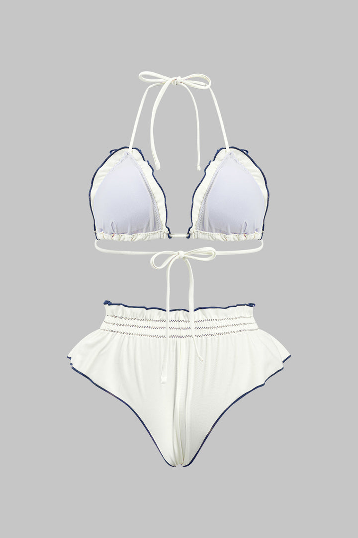 Ruffle Ruched Bikini Set