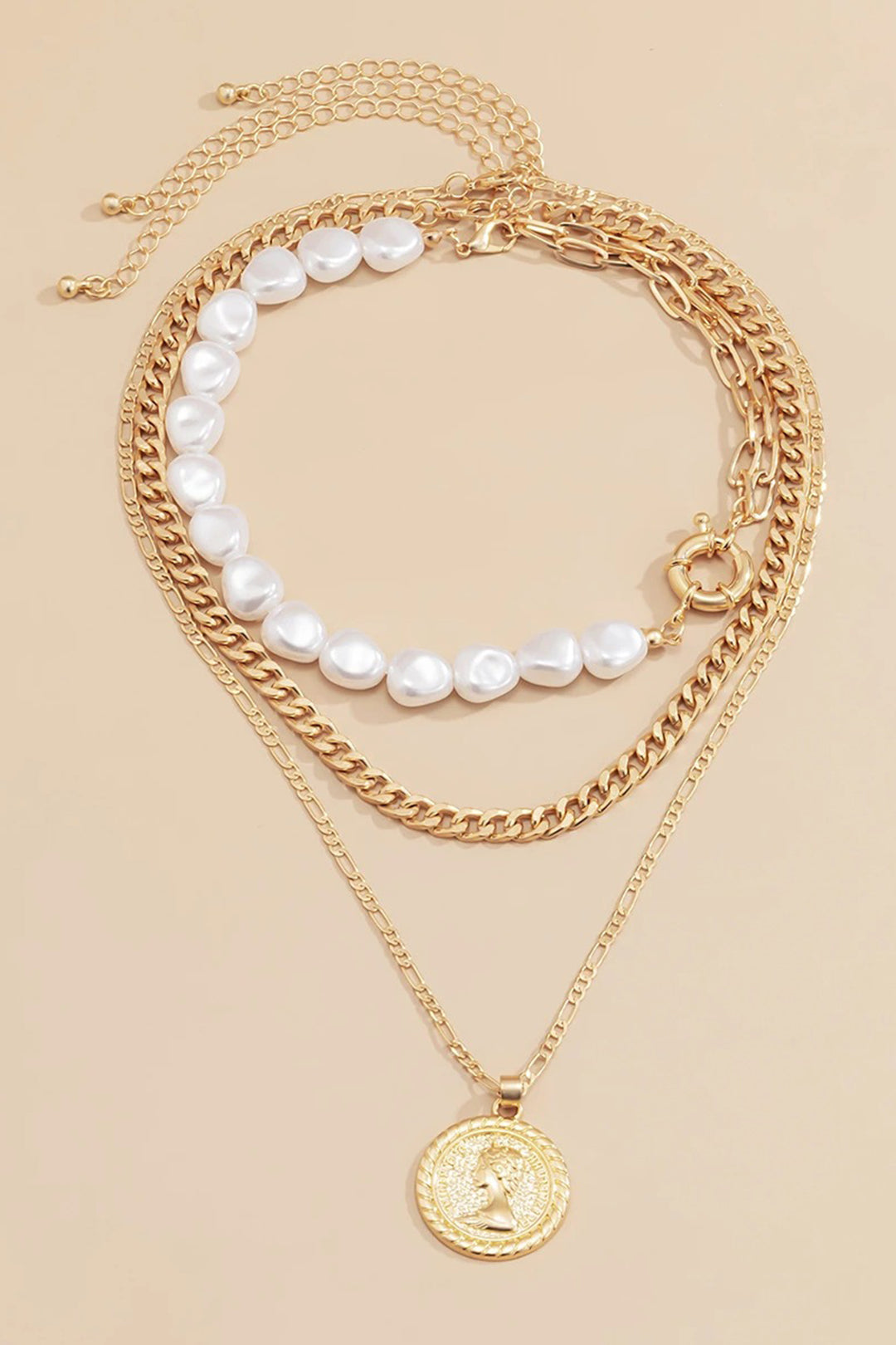 Multi-Layer Pearl Necklace