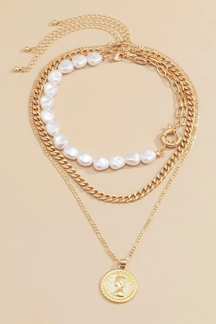 Multi-Layer Pearl Necklace