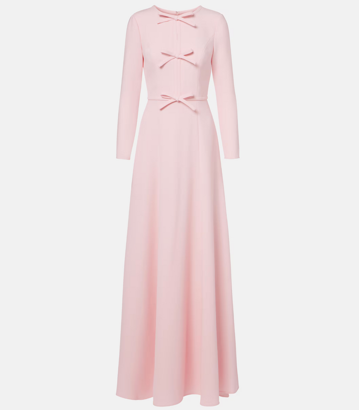 Bow-Detail A-Line Gown - Roselle