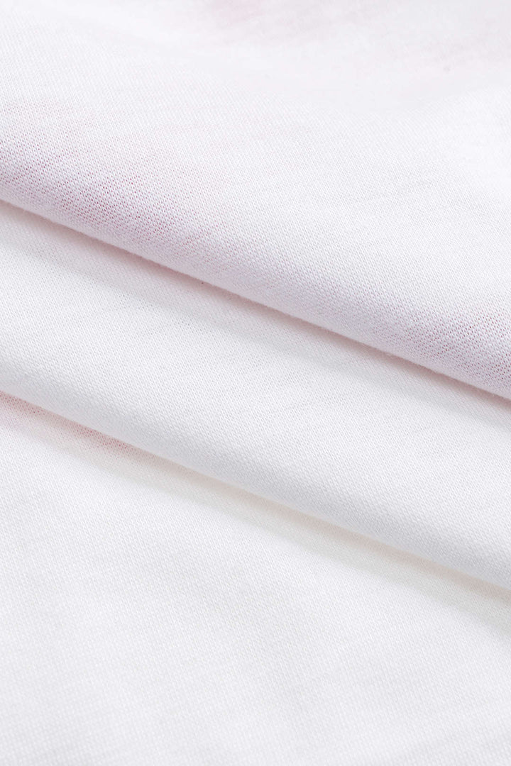 Lip Print Round Neck Short Sleeve T-Shirt