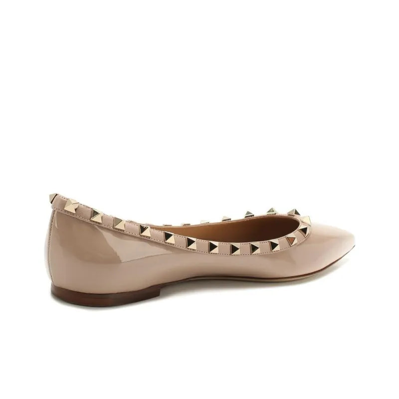 pointed flats with studded trim - LUNAZWI
