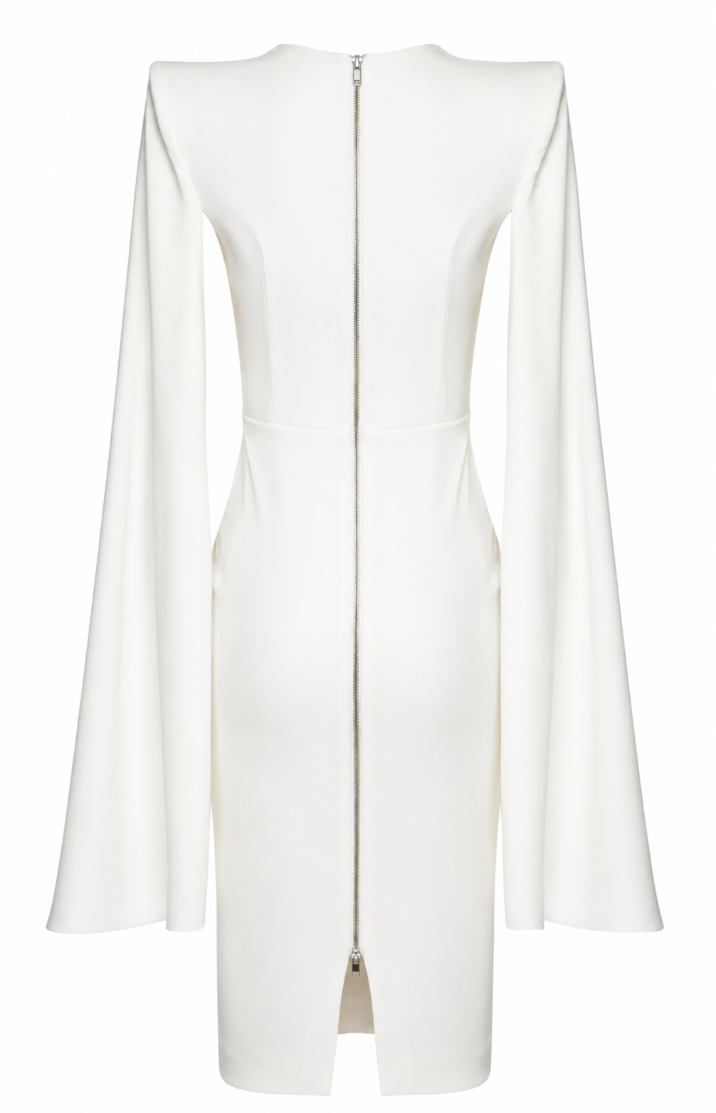White Cape Midi Dress – Seraphine