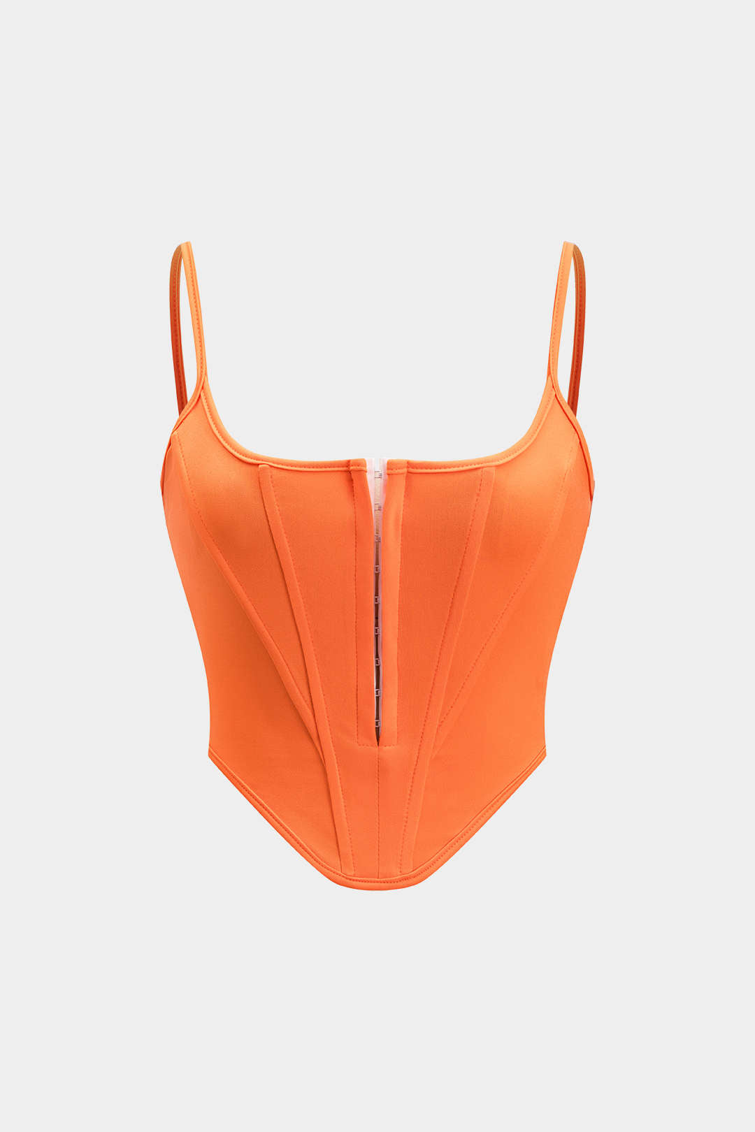 Solid Bustier Corset Tank Top