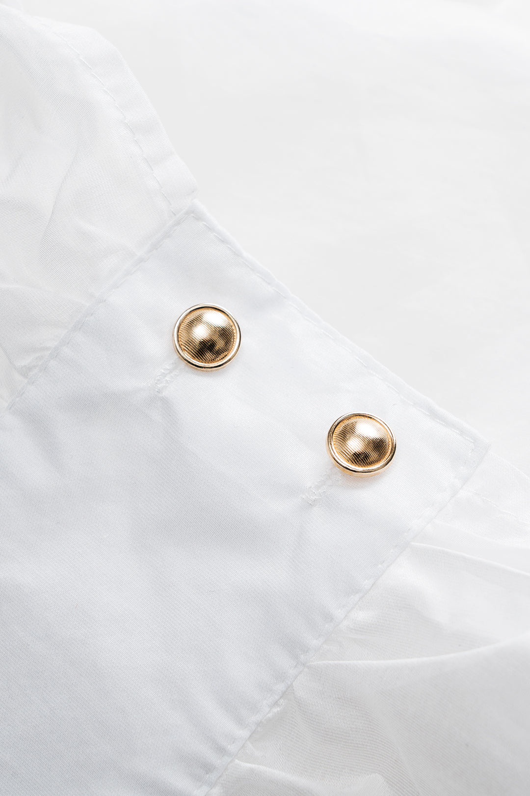 Ruched Long-Sleeve Shirt