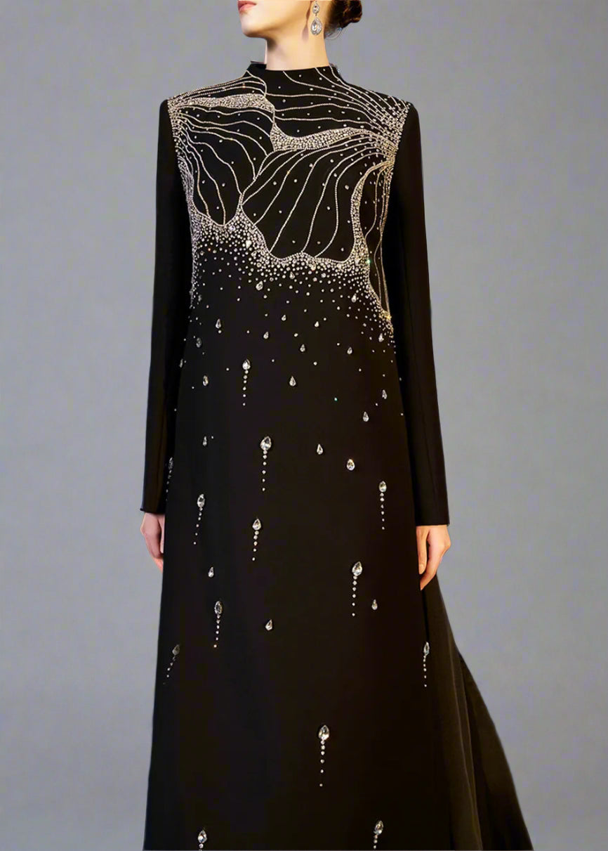 A-line dress with high neck - ORION