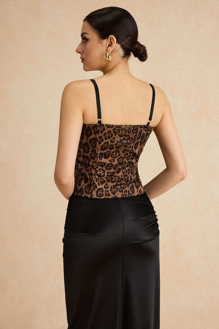 Leopard Print Cami Top