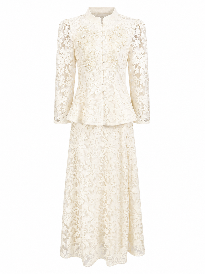 Elegant Lace Two-Piece Set - Classic