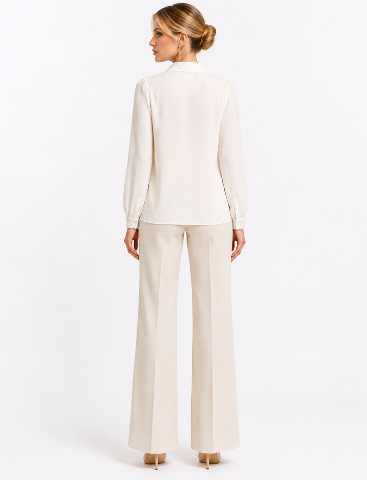 Elegant Floral Lace Blouse - Grace