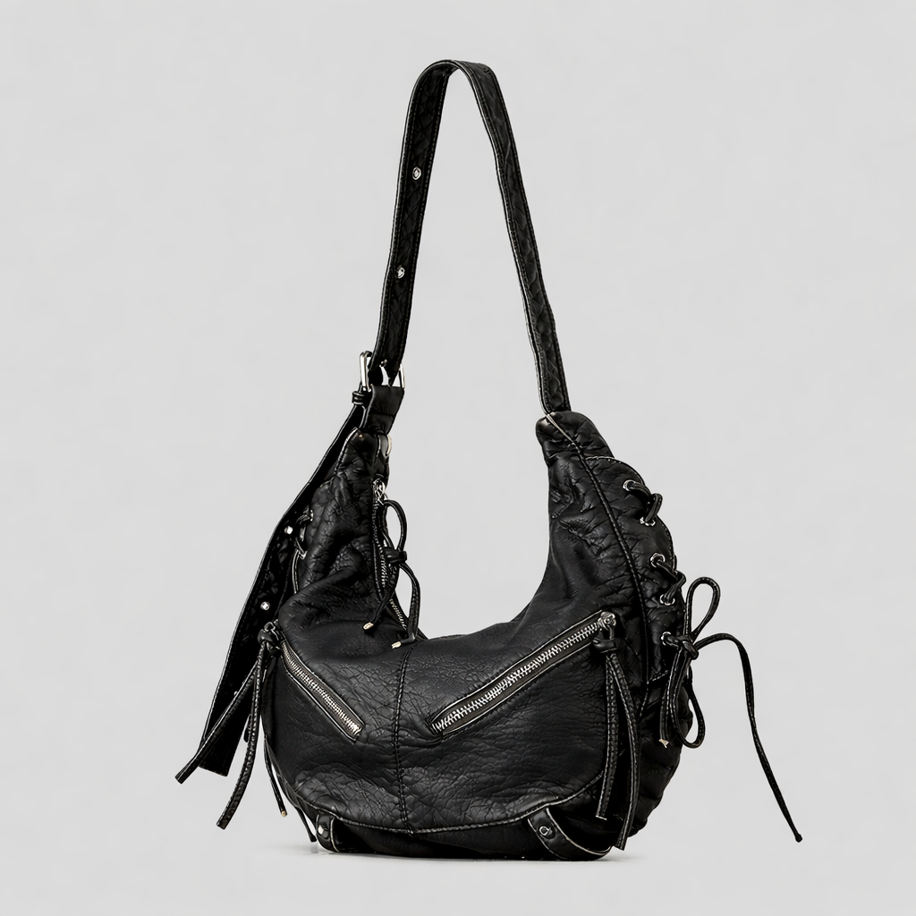 حقيبة كتف مترهلة بتفاصيل رباط - دريفت