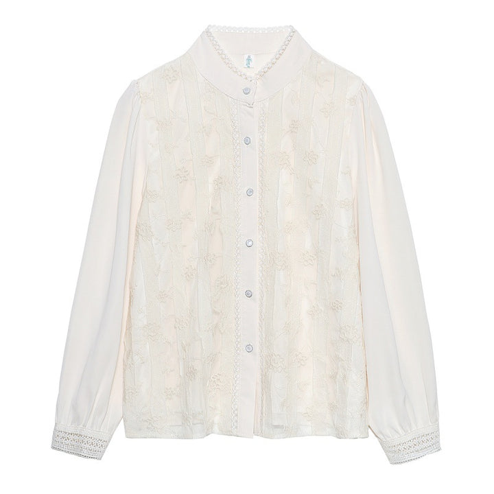 Elegant Floral Lace Blouse - Grace