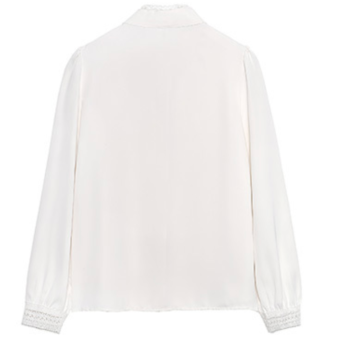 Elegant Floral Lace Blouse - Grace