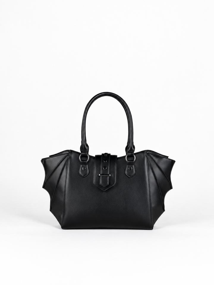 Batwing Gothic Tote Bag - Midnight