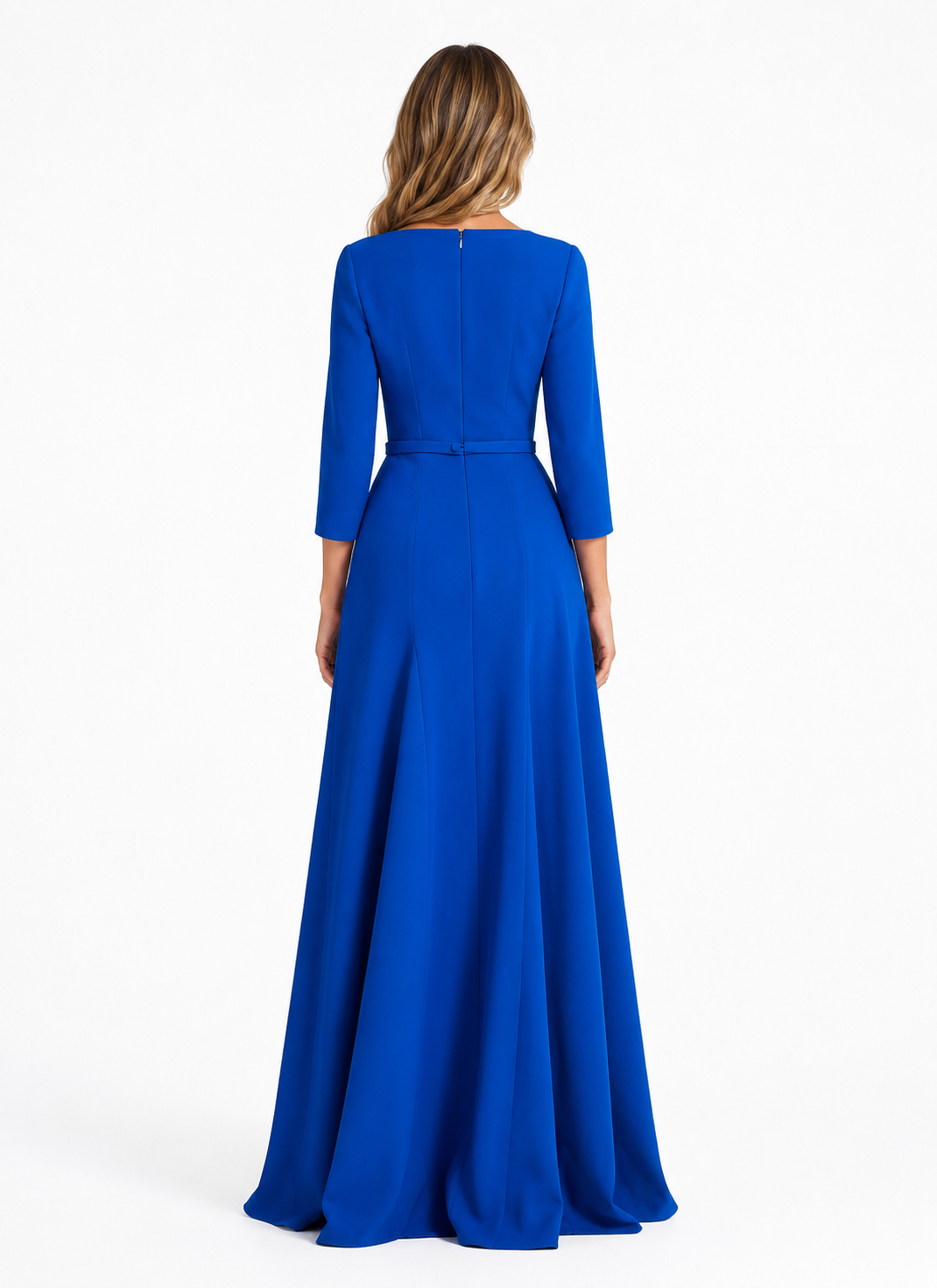 Royal Blue A-Line Maxi Dress - Sapphire