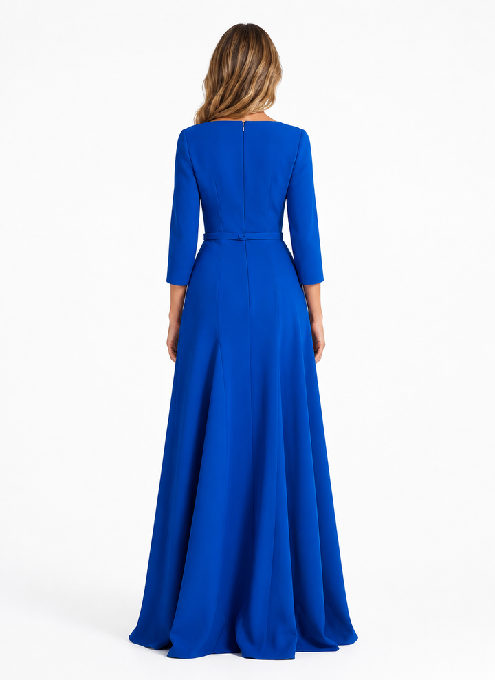Royal Blue A-Line Maxi Dress - Sapphire